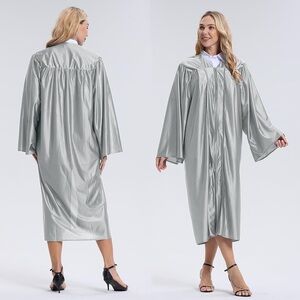 Unisex Shiny Graduation Gown